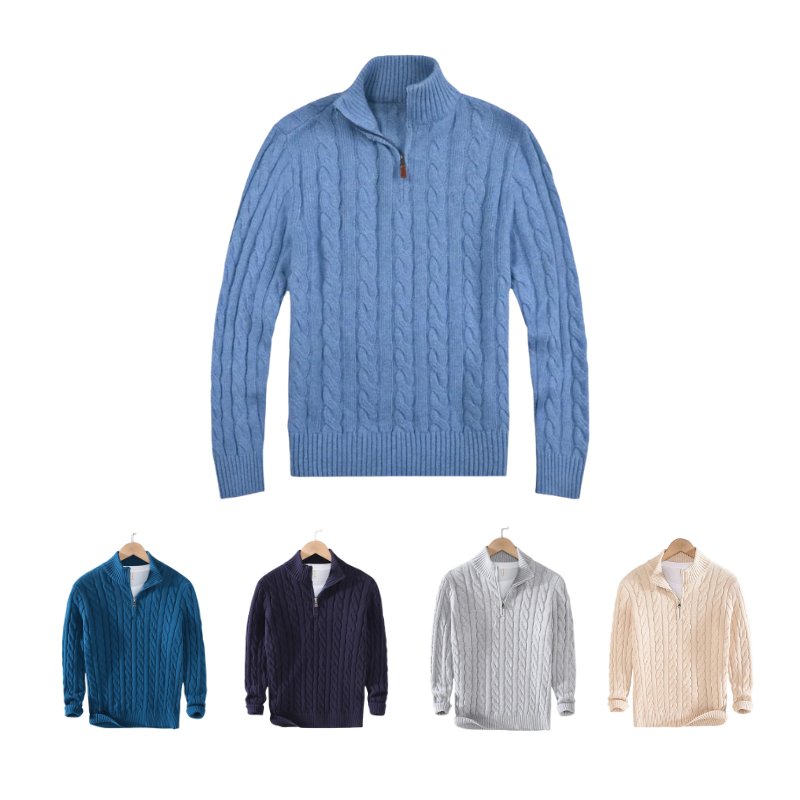 Felipe® | Sweater With Half Zip