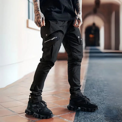 Gaudencio | Aaron Tactical Zipper Cargo Pants