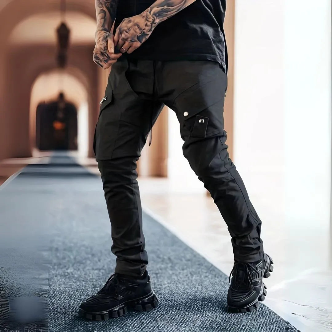 Gaudencio | Aaron Tactical Zipper Cargo Pants