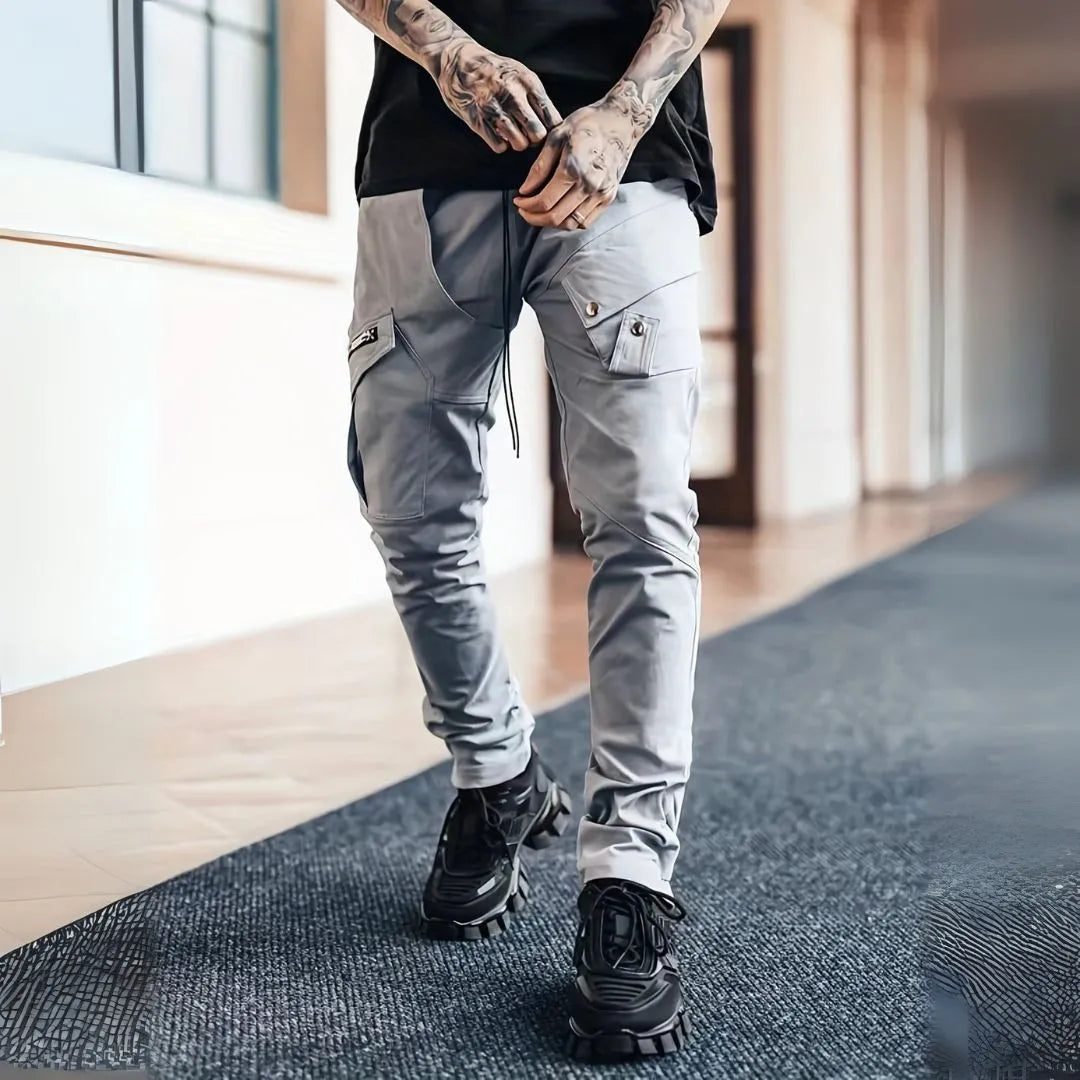 Gaudencio | Aaron Tactical Zipper Cargo Pants