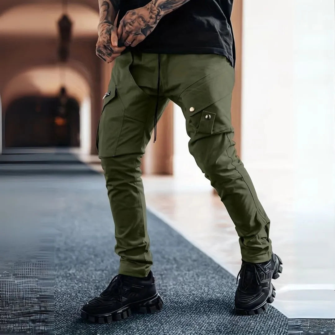 Gaudencio | Aaron Tactical Zipper Cargo Pants