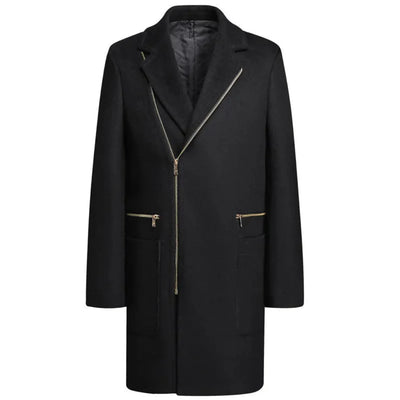 Crispín | Asher Asymmetrical Wool Overcoat