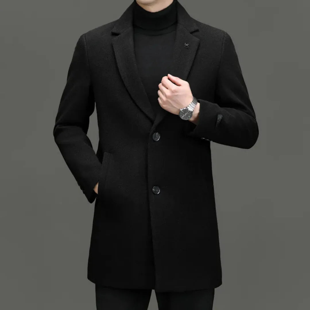 Eusebio | Breasted Wool Overcoat