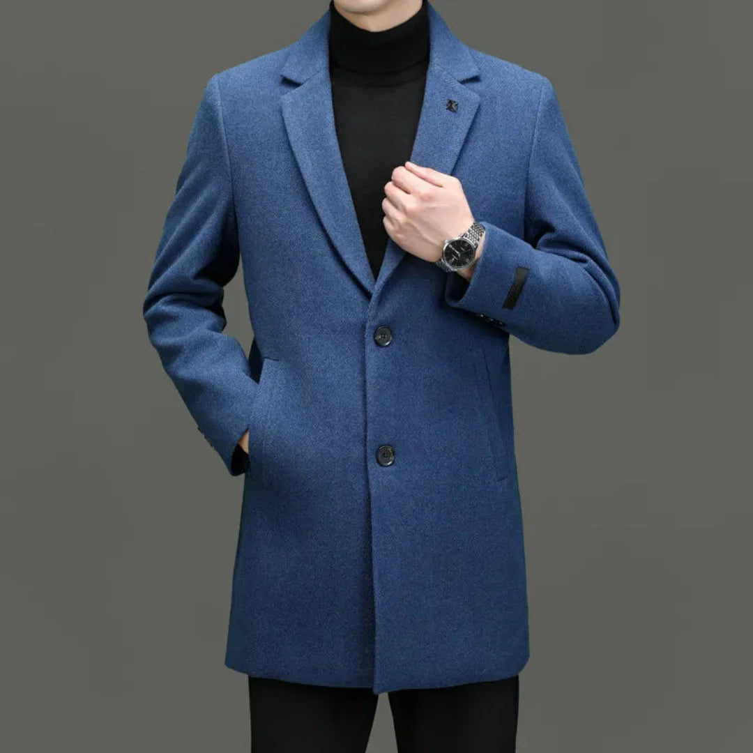 Eusebio | Breasted Wool Overcoat