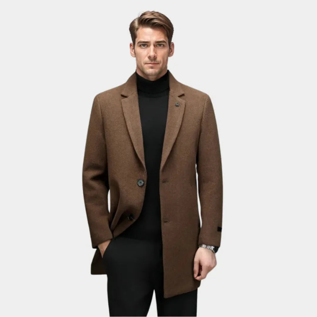 Eusebio | Breasted Wool Overcoat