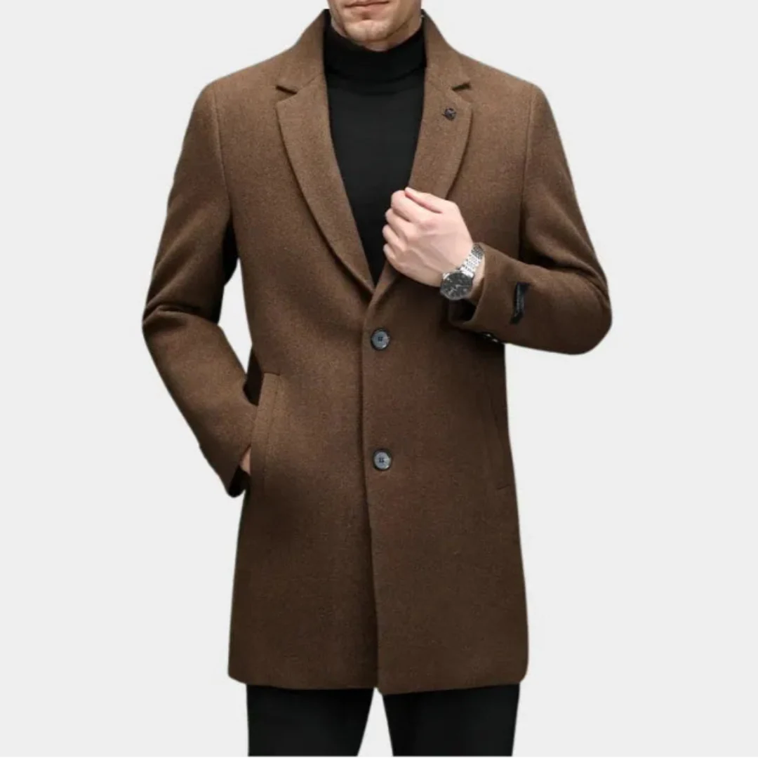Eusebio | Breasted Wool Overcoat