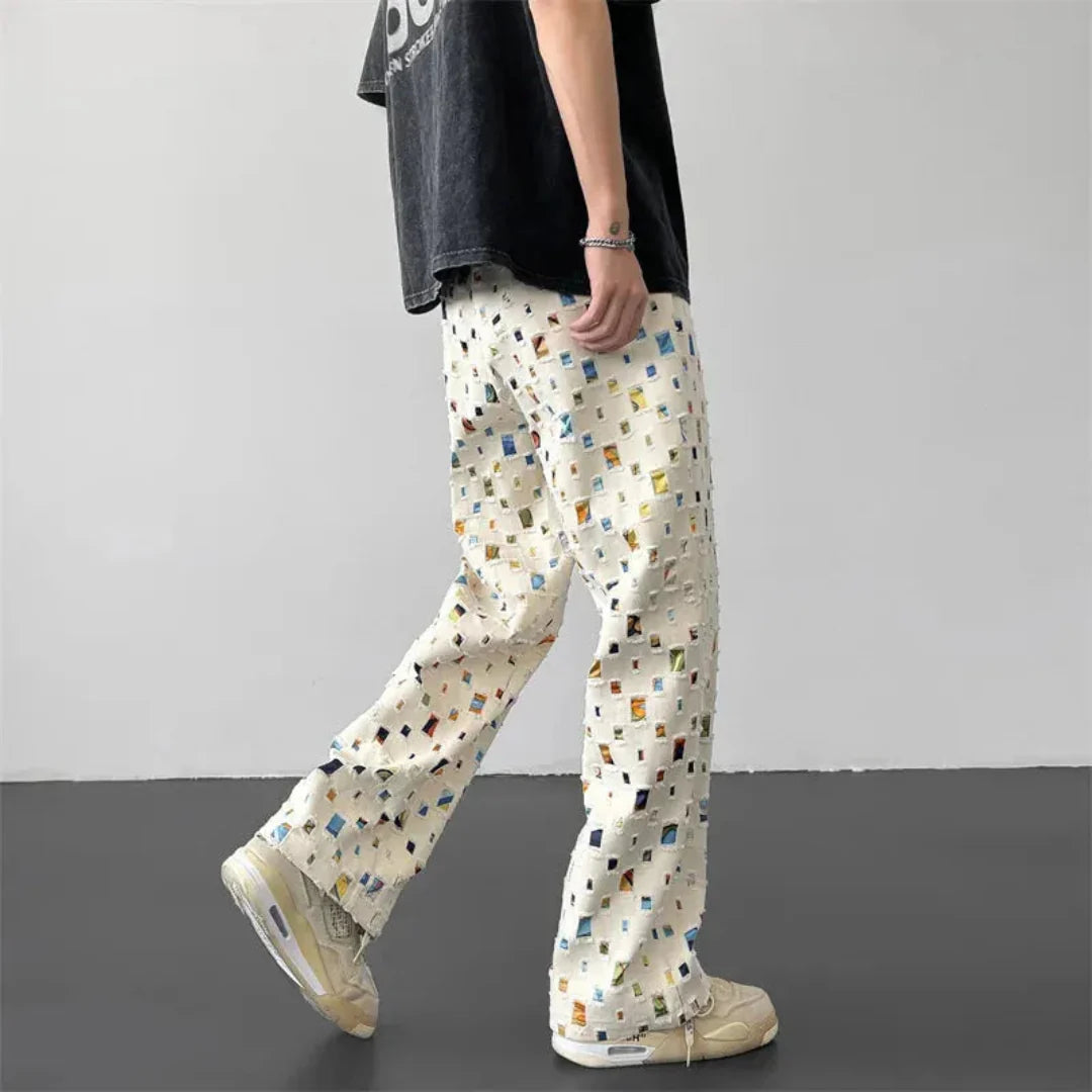 Florencio | Axel Mosaic Patchwork Pants
