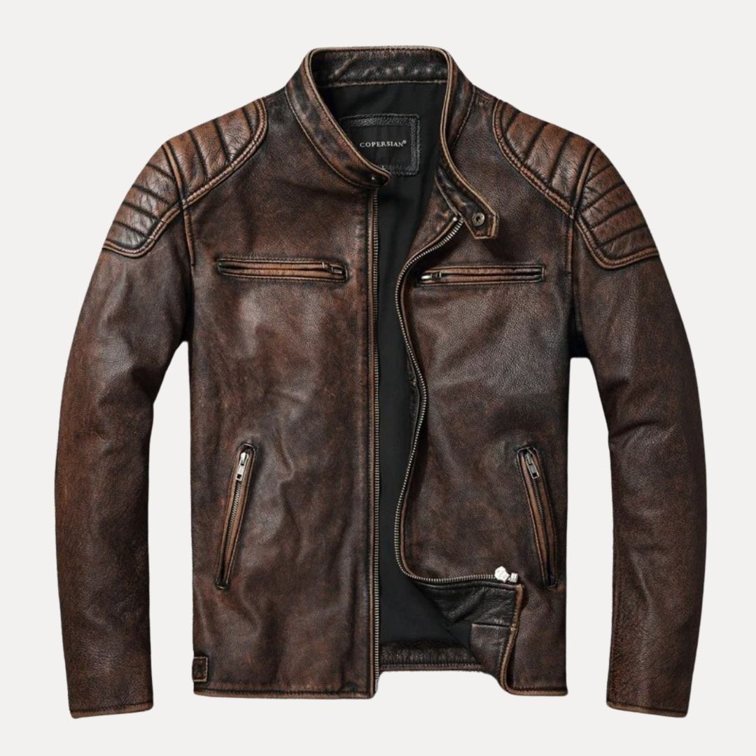 Camilo | Axel Racer Leather Jacket