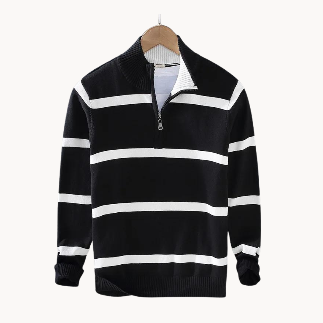Clarence® | Fashionable Half Zip Sweater