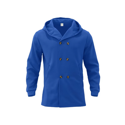 Numa | Men's Wool Coat with Hood - Double Breasted Warm & Elegant