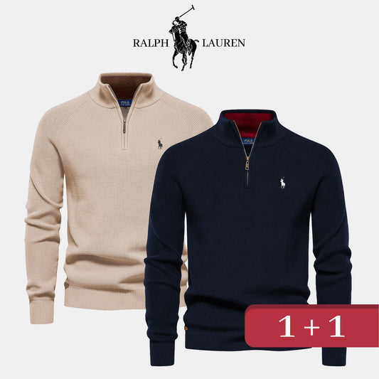 Roberto® | R&L 1+1 Zip Neck Sweater