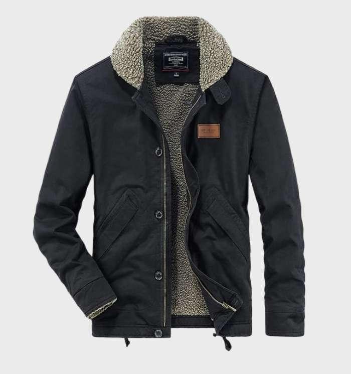 Vadim | Sherpa-lined utility jacket for men
