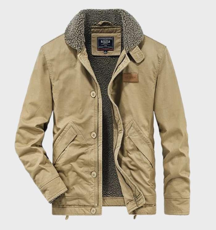 Vadim | Sherpa-lined utility jacket for men