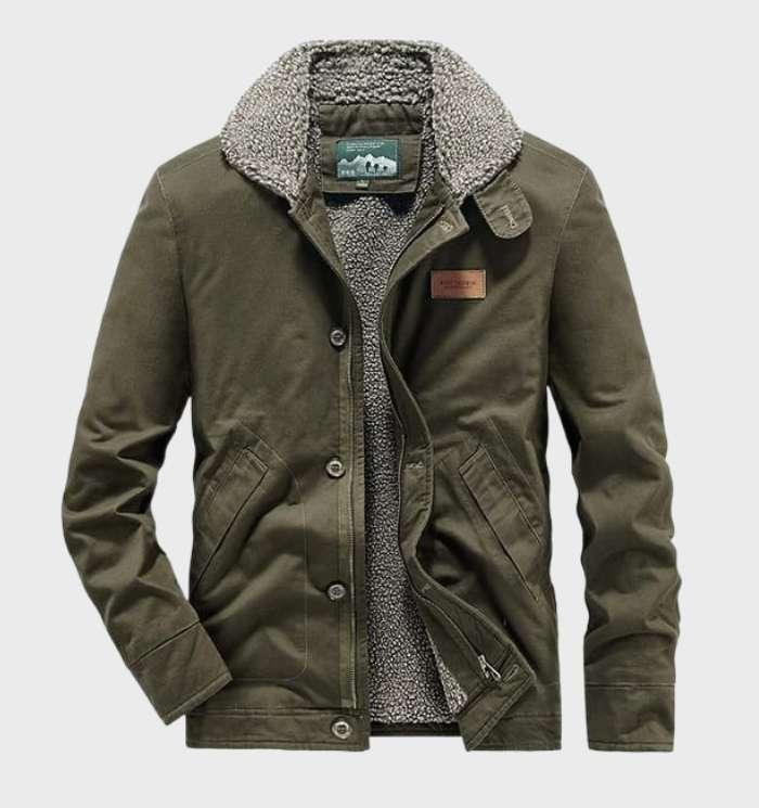 Vadim | Sherpa-lined utility jacket for men