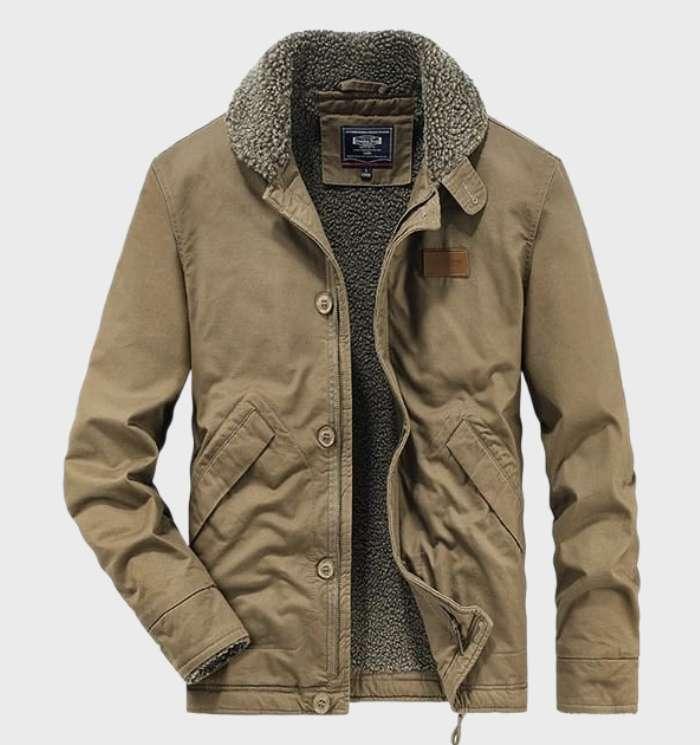 Vadim | Sherpa-lined utility jacket for men