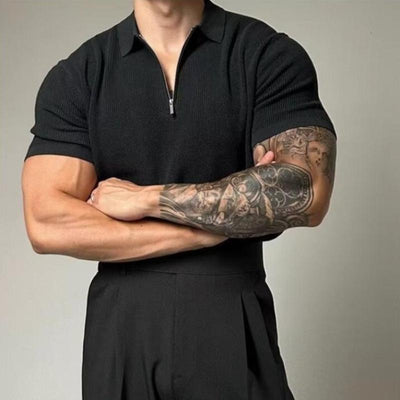 Genaro | MONARCH ZIP MUSCLE SHIRT