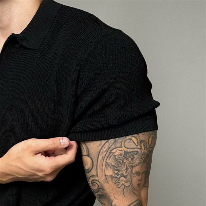 Genaro | MONARCH ZIP MUSCLE SHIRT