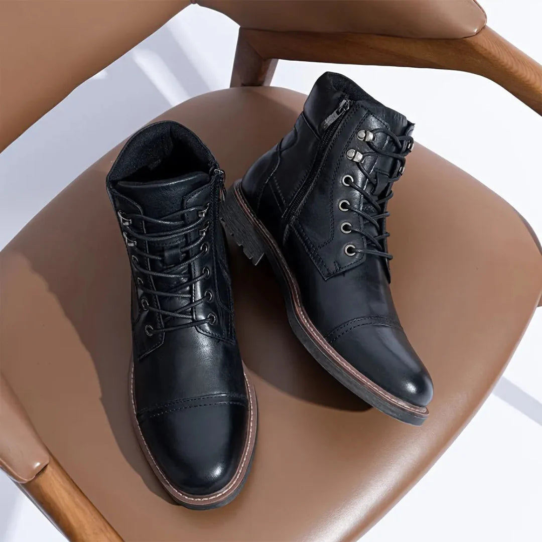 Gonzalo | Baron Classic Leather Combat Boots