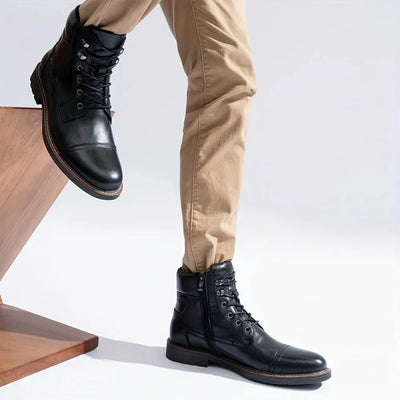 Gonzalo | Baron Classic Leather Combat Boots