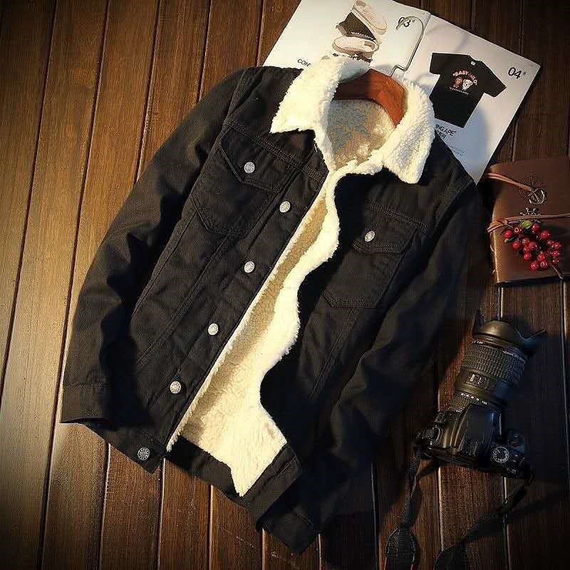 Beltran | Bastian – Fleece denim jacket for men