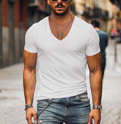 Charles® | Men'S T-Shirt With V-Neck