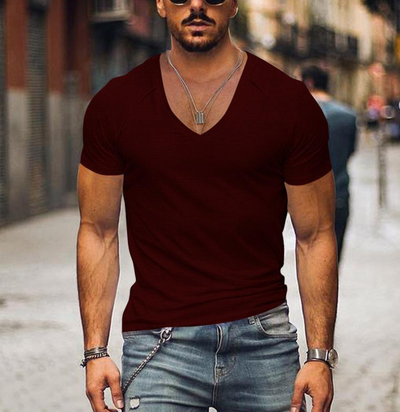 Charles® | Men'S T-Shirt With V-Neck