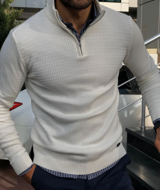 Quiller® | Elegant Zip Pullover
