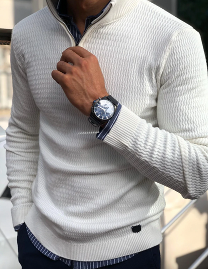 Quiller® | Elegant Zip Pullover