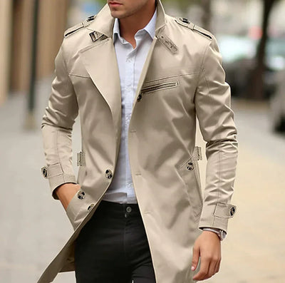 Lian | Elegant spring trench coat for men