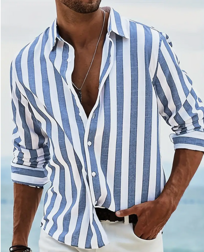 Franklin® | Retro Shirt Skyblue Stripes