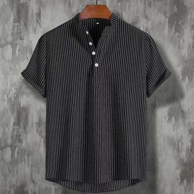 Dennis® | Comfortable striped Henley shirt