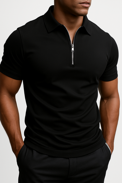 Agamenon® | THE BELLAGIO HALF ZIP POLO