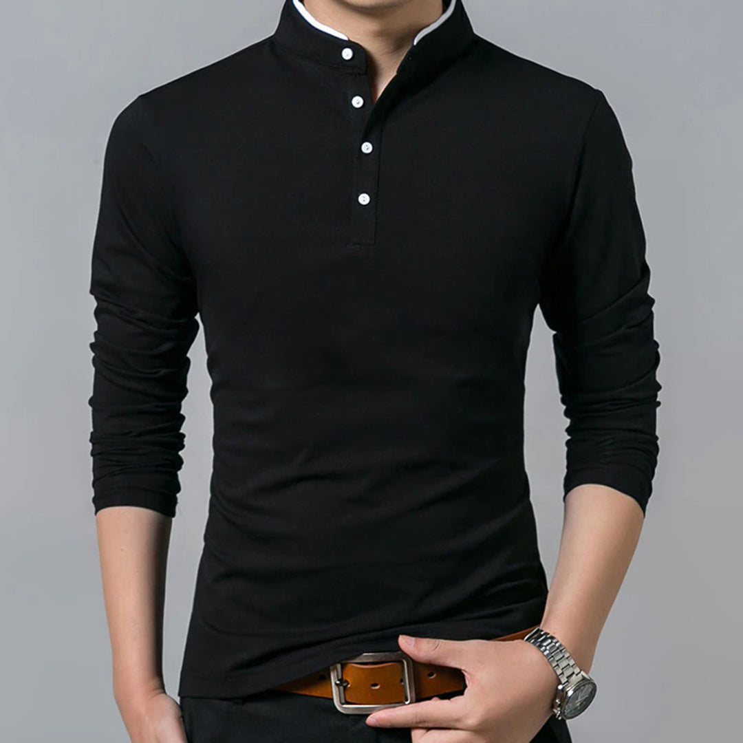 Ulric® | Long Sleeve Polo Shirt For Men