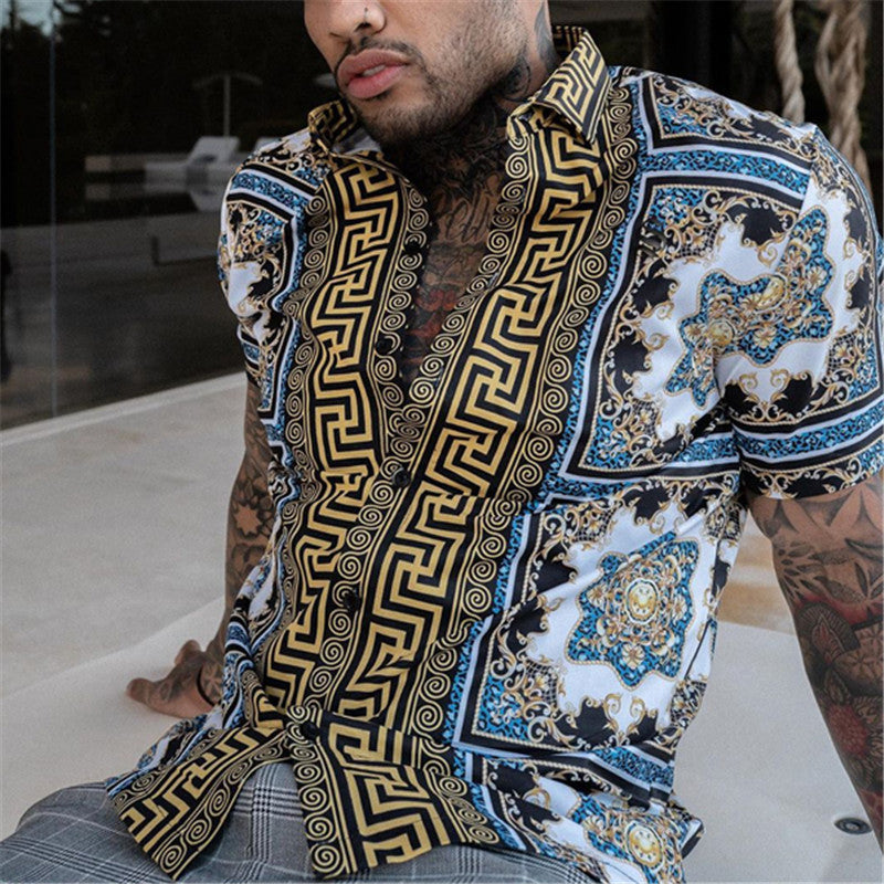 Mateo® | Men'S Shirts With Buttons In Vintage Baroque Style
