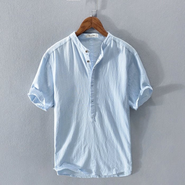 Zenón® | New Short-Sleeved Linen Shirt For Men