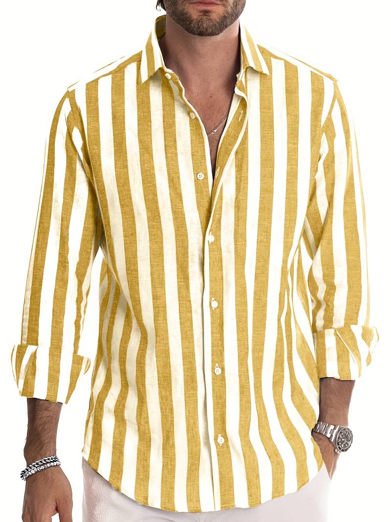 Gerard® | Striped Long-Sleeved Summer Shirt