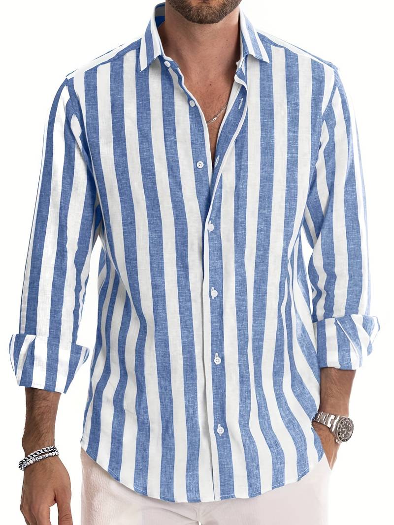 Gerard® | Striped Long-Sleeved Summer Shirt