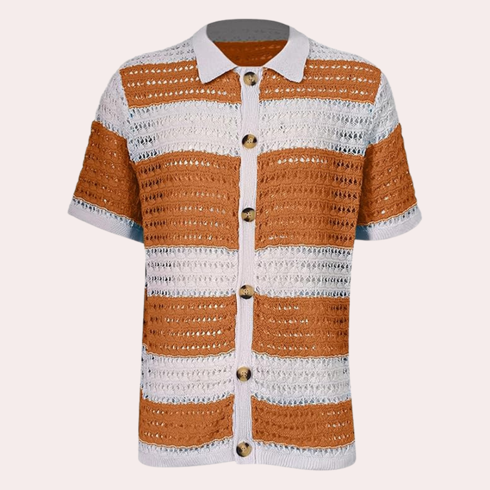 Sebastián® | Elegant men's shirt with button placket