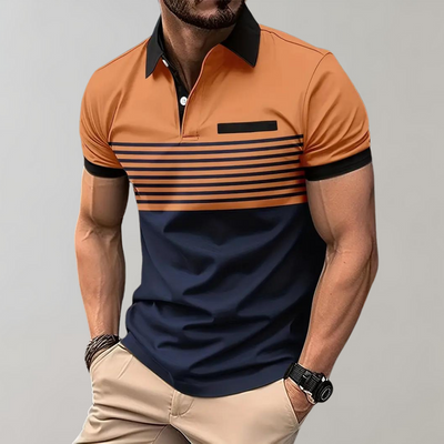 Gawain® | Men'S Striped Polo Shirt