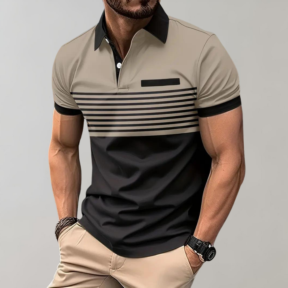 Gawain® | Men'S Striped Polo Shirt