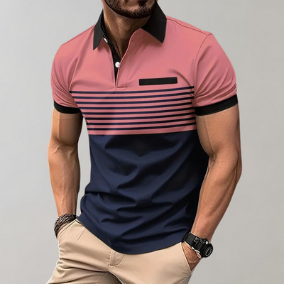 Gawain® | Men'S Striped Polo Shirt