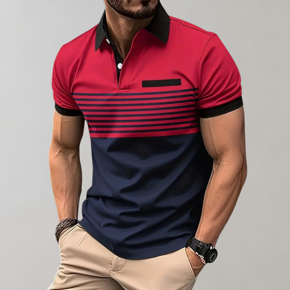 Gawain® | Men'S Striped Polo Shirt