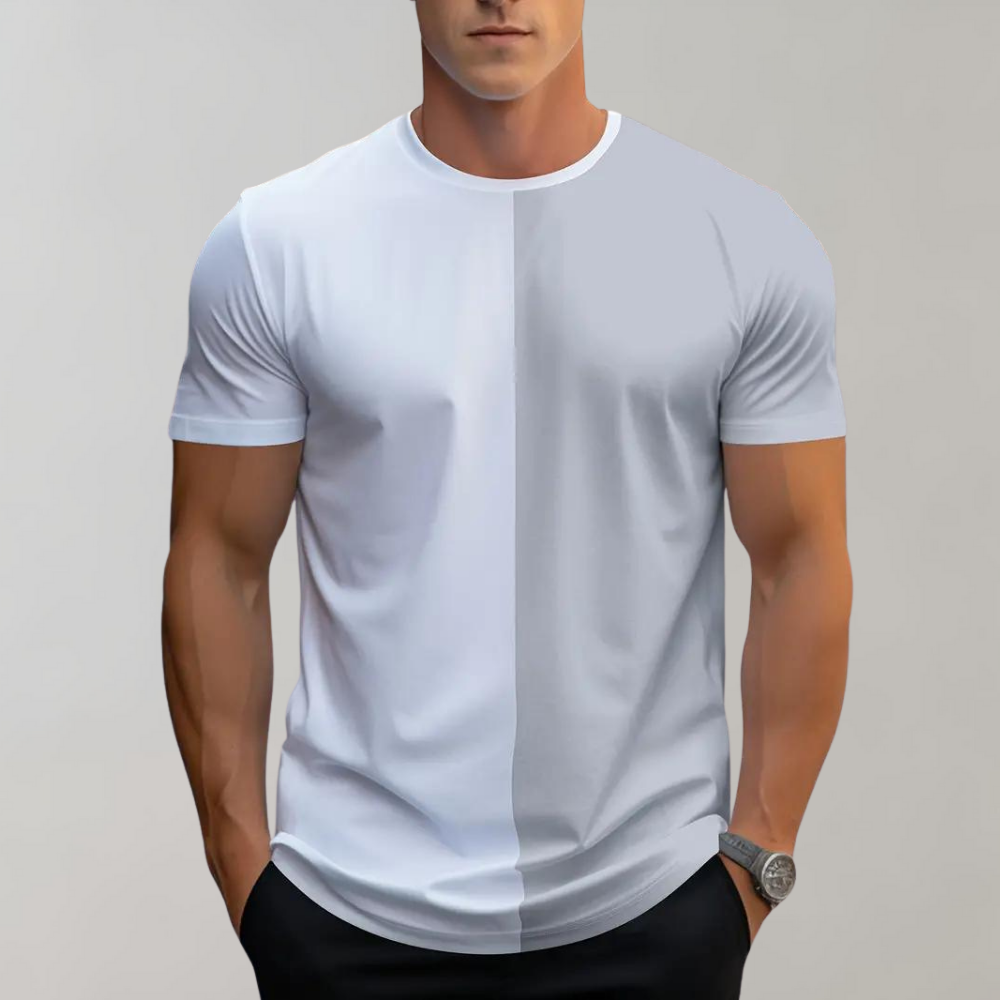 Garth® | Men'S Casual Color Block T-Shirt