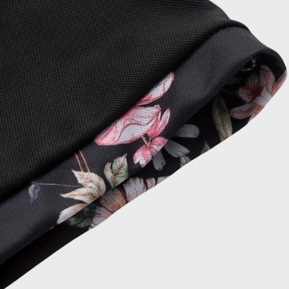 Gene® | Men'S Floral Print Polo Shirt