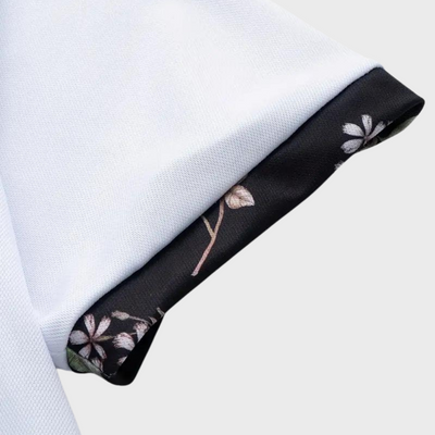 Gene® | Men'S Floral Print Polo Shirt