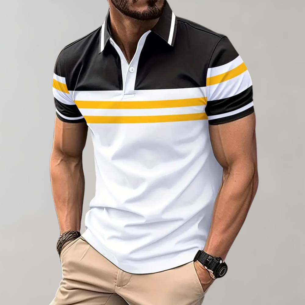 Fulton® | Men'S Color Block Polo Shirt