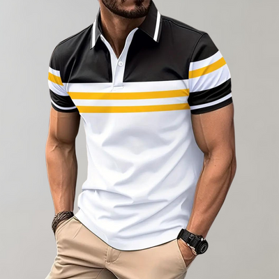 Fulton® | Men'S Color Block Polo Shirt