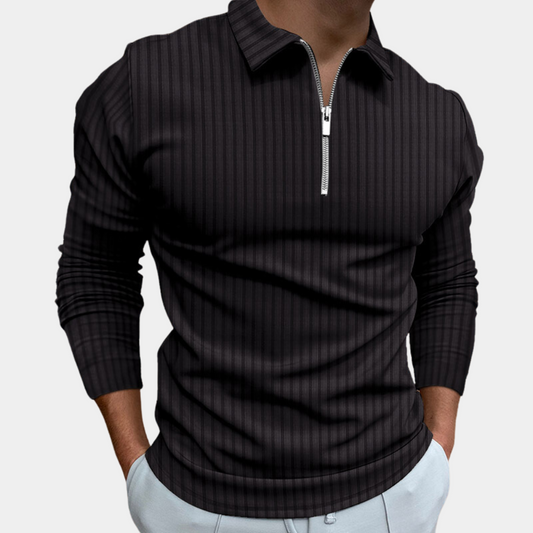 Matías® | Long Sleeve Shirt With Zip For Men