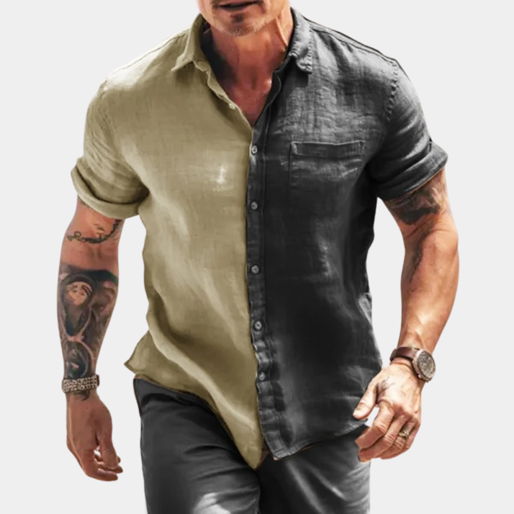 Gabriel® | Casual Half-Sleeved Men'S Shirt