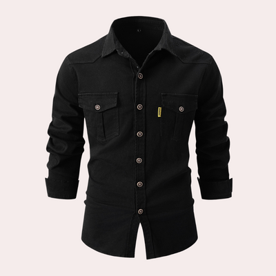 Garrett® | Long-Sleeved Men'S Shirt With Chest Pockets
